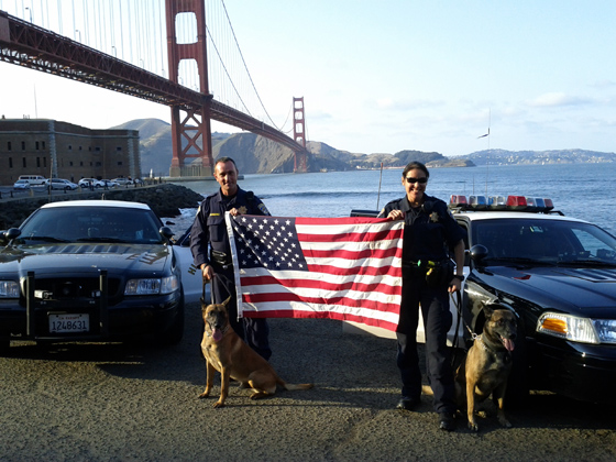 K-9 Armor is proud to protect CHP K9 Becks (pictured left) photo by John Biehler