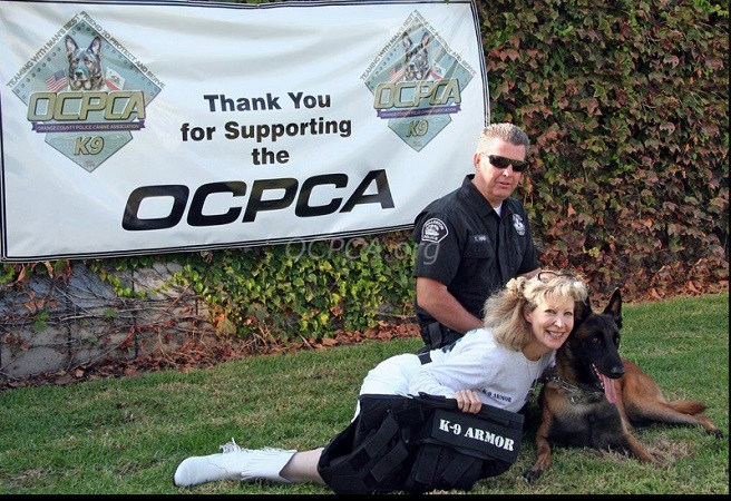 We were proud to protect Fullerton PD K9 Rotar (the first) with Officer Haid at the OCPCA K9 Show