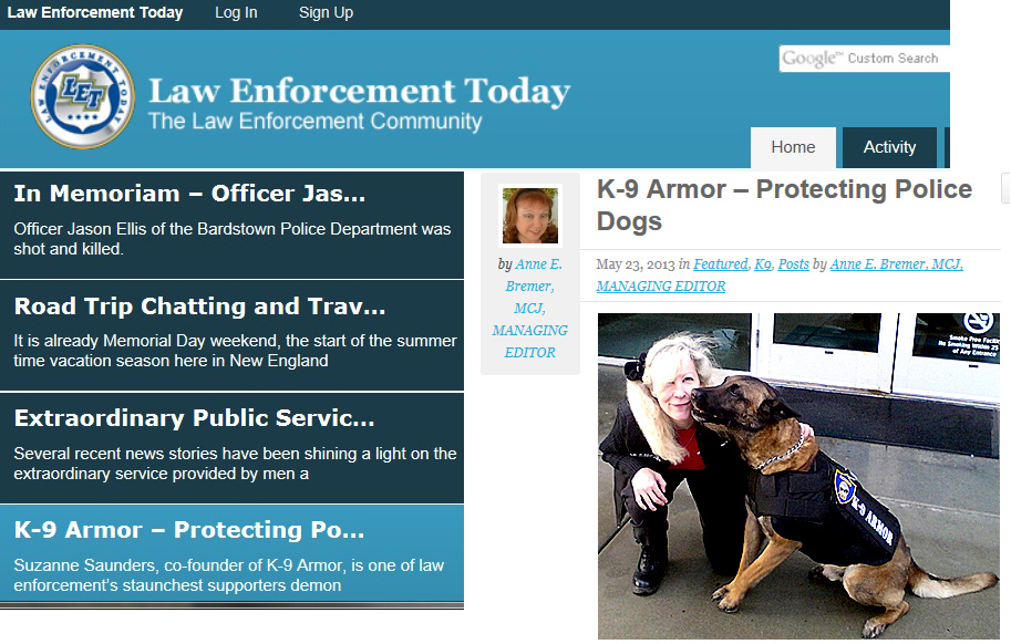 Click to read the article on Law Enforcement Today web site